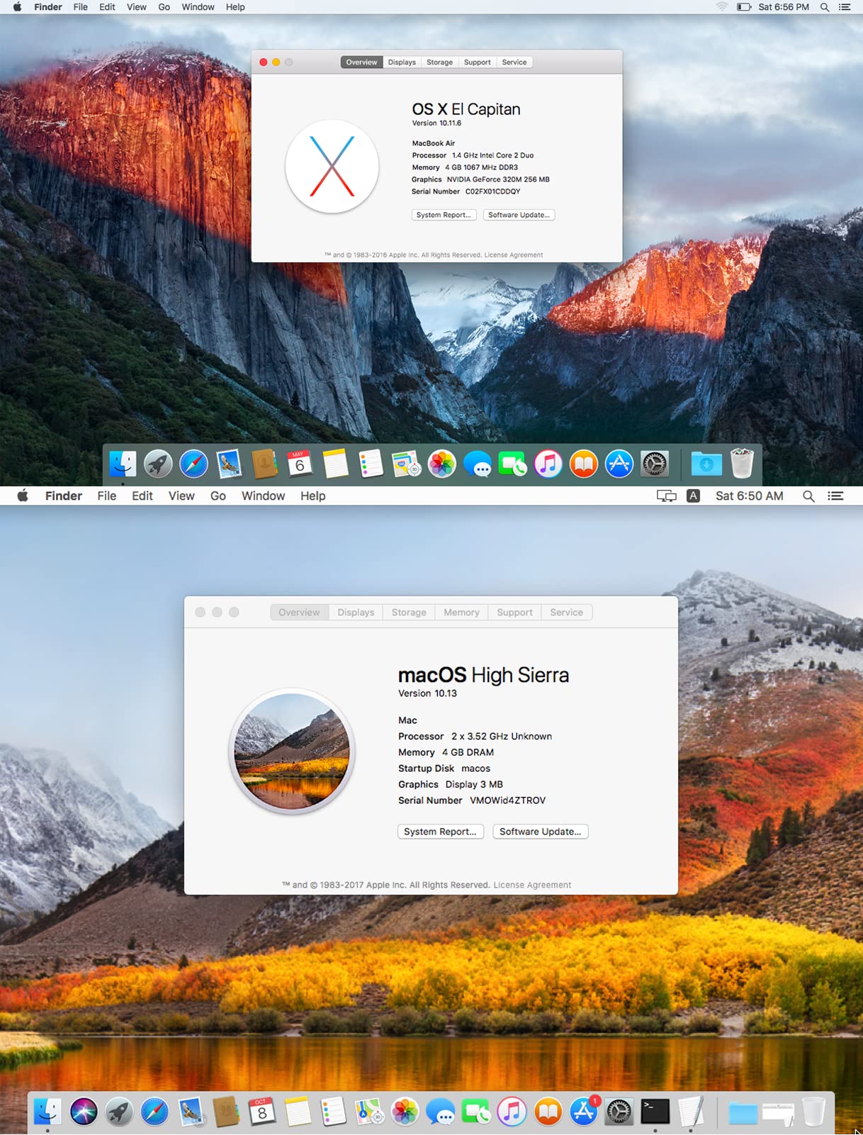 Bootable MacOS El Capitan + High Sierra (Latest Version), USB